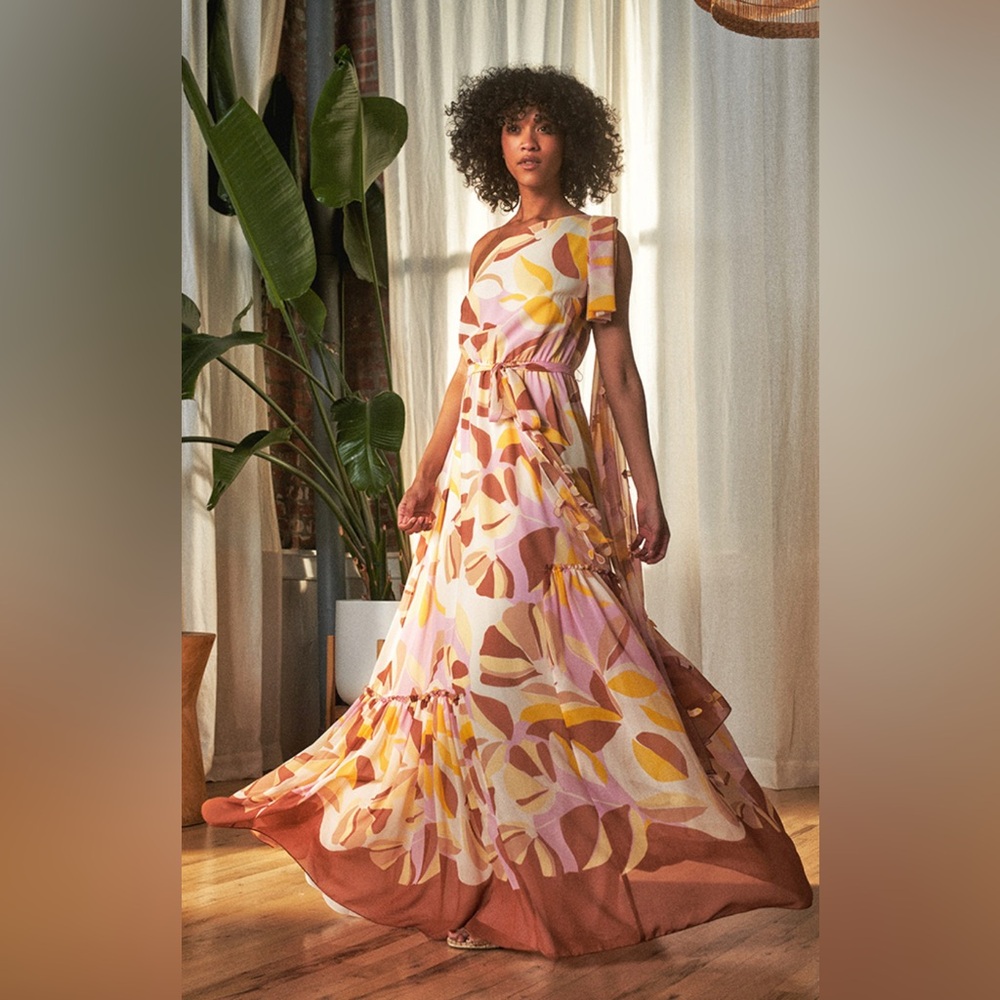 SACHIN & BABI
Tori one shoulder Print Maxi Dress - Picture 2 of 15